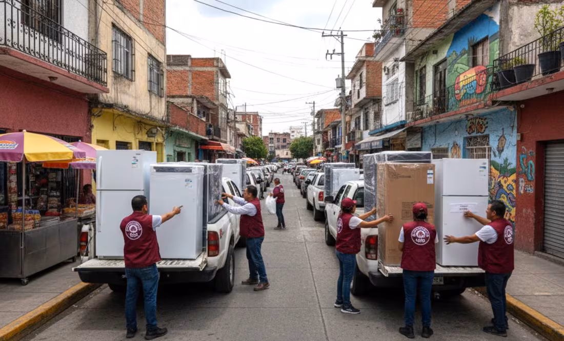 Colchones, refrigeradores y techos nuevos: CDMX transforma hogares vulnerables en Xochimilco